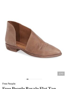 Free People Tan Royale Slip-On Bootie
